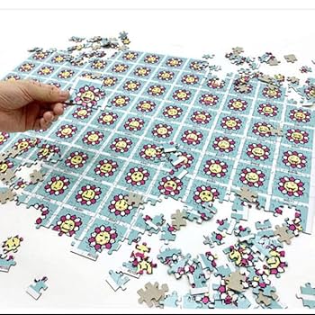 村上隆 Flower Jigsaw Puzzle フラワージグソーパズル 新作】村上隆 A Flower Forest Jigsaw Puzzle フラワー型